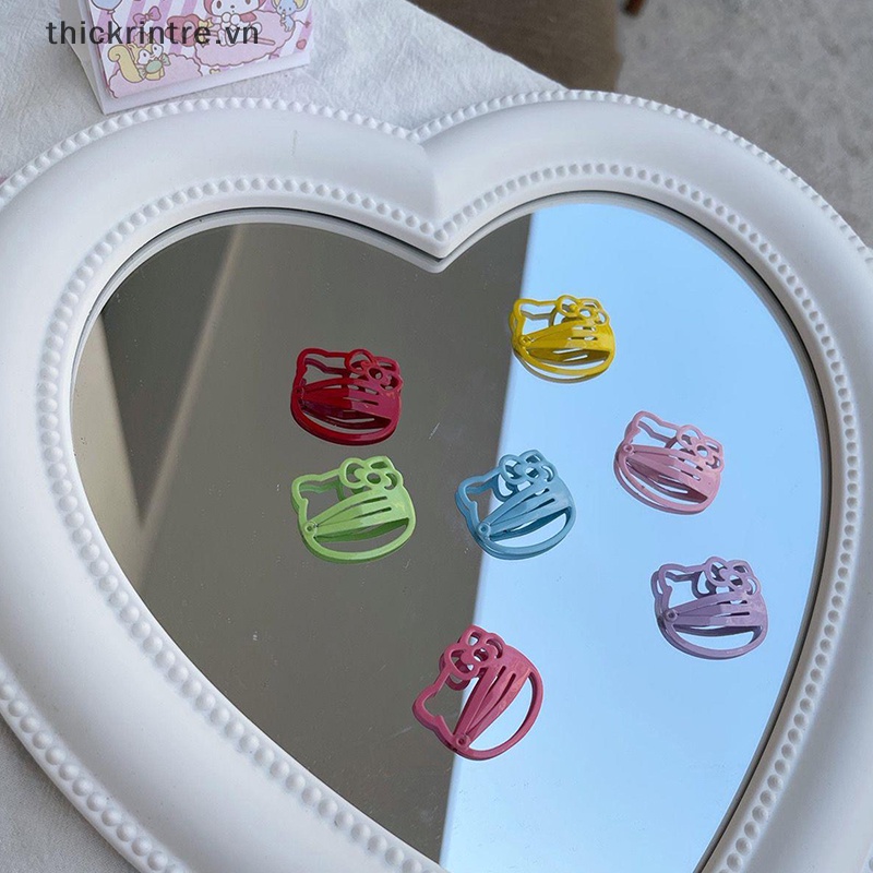 Set 5 Kẹp Tóc Kim Loại Hình hello kitty Đáng Yêu Cho Bé Gái y2k vn