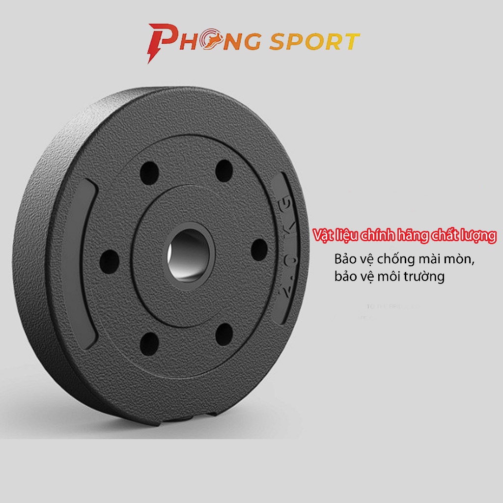 Tạ tập tay đẩy kết hợp 10kg, 20kg, 30kg, 40kg tập gym tại nhà - Phongsport