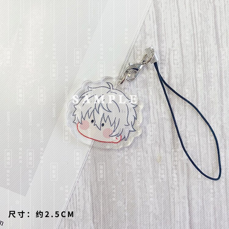 Dây treo điện thoại móc khóa Chigiri Hyoma Isagi Yoichi Anime KeyChain BLUE LOCK Cute phụ kiện trang trí dễ thương