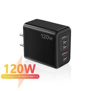 Củ sạc nhanh 120w cổng usb type c pd 3.0 cho điện thoại samsung