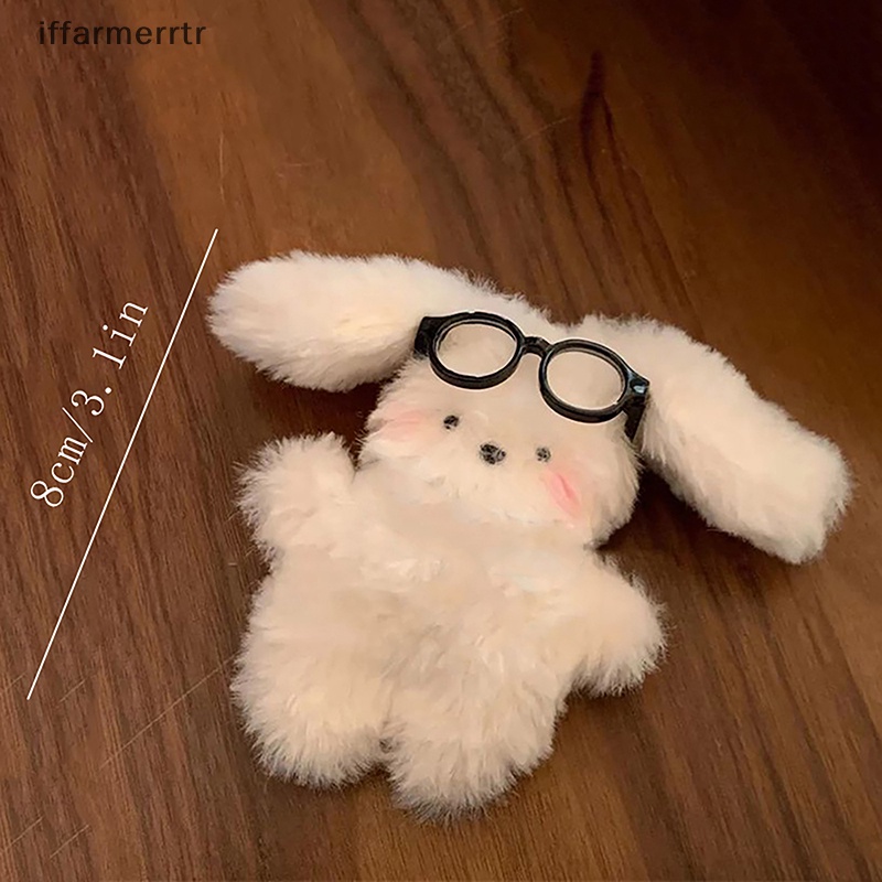 Đồ chơi nhồi bông Hình Thỏ Trắng Mềm Mại Đáng Yêu Treo Móc Khóa / Ba Lô / Xe Hơi Trang Trí Quà Tặng