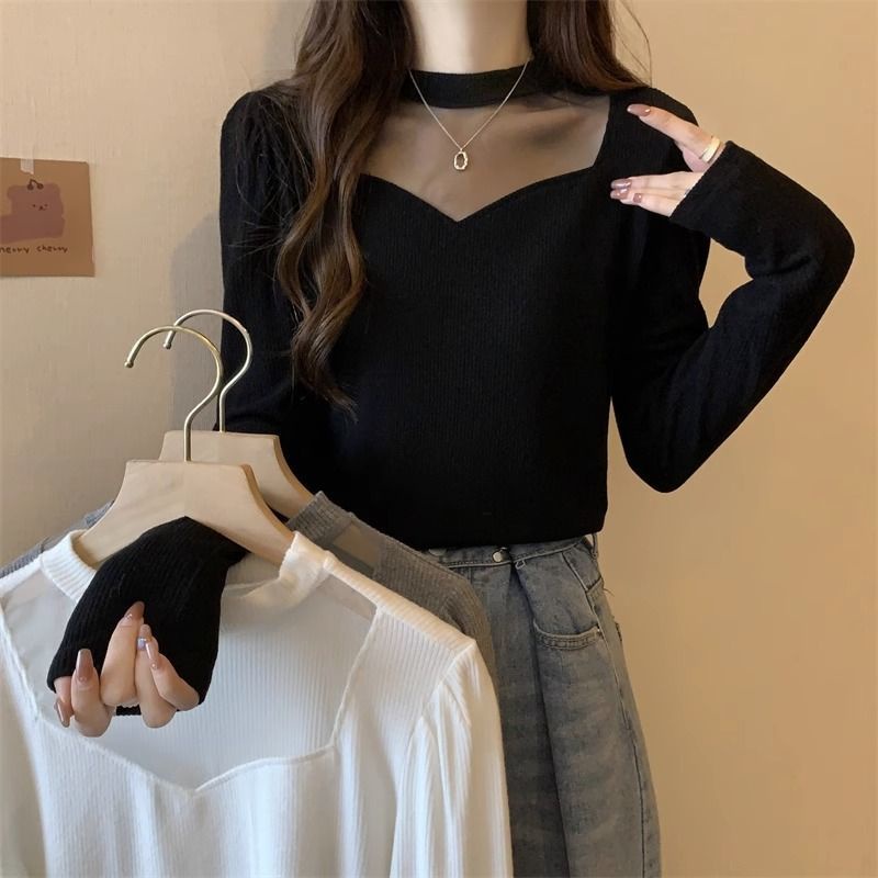 [45-100kg] Áo Thun Dài Tay Nữ plus size c12244