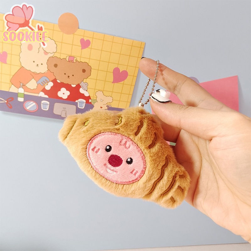 Móc khóa SayMakerLace hình Capybara nhồi bông mềm mại
