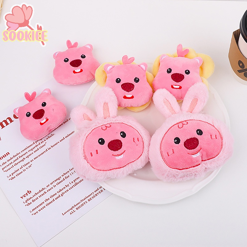 Ghim Cài Ba Lô / Túi Xách Bằng Vải Bông Hoạt Hình Dễ Thương Cho Bé Gái