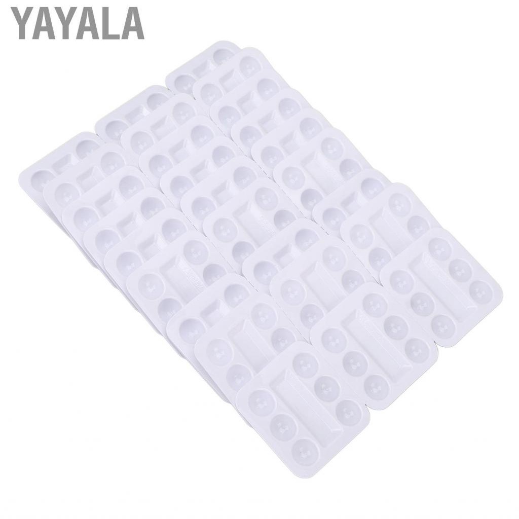 Yayala 30pcs Tattoo  Cup Tray Disposable Plastic Pigment Stand MNS