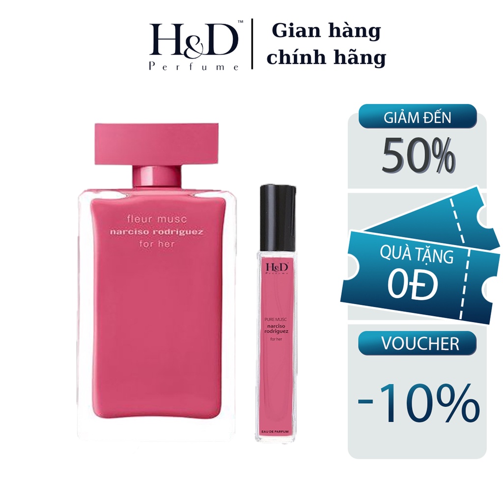 Nước hoa nữ Narciso Rodriguez Fleur Musc For Her EDP Narciso đỏ hương hoa cỏ cuốn hút quyến rũ