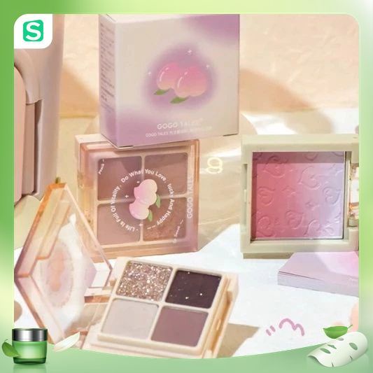 Bảng phấn mắt phấn má 2 tầng GOGO TALES Amoy Likes Blush Eyeshadow Palette GT426 - 02