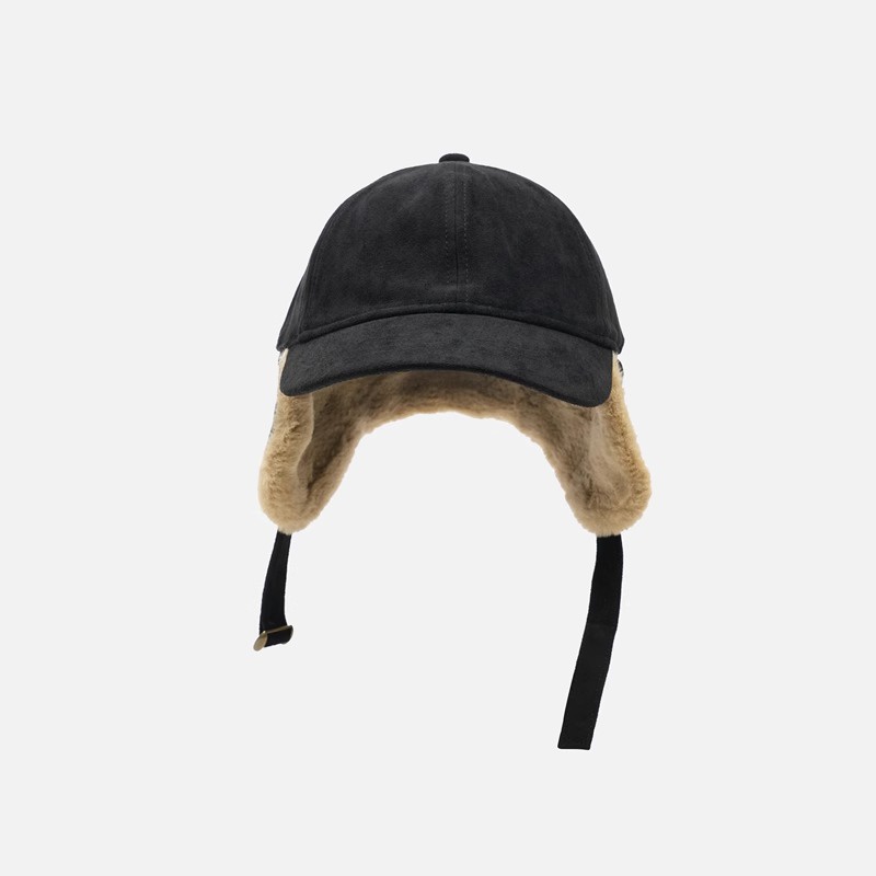 Mũ Lưỡi Trai Màu Trơn Đơn Giản Phong Cách Hàn Quốc Thời Trang Mùa Đông Chống Lạnh