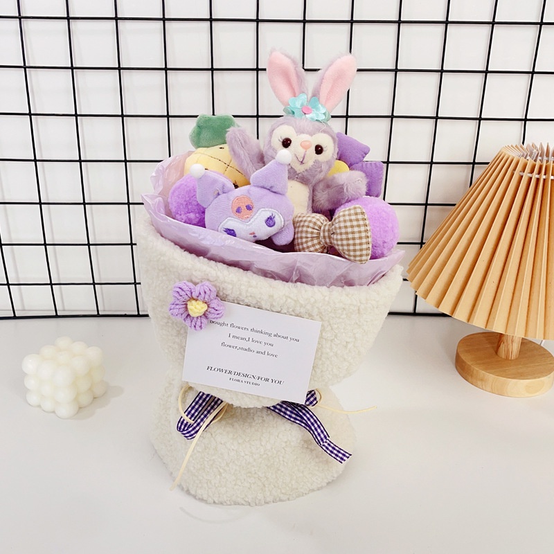 Búp Bê Hoạt Hình Nhồi Bông Thủ Công Dễ Thương