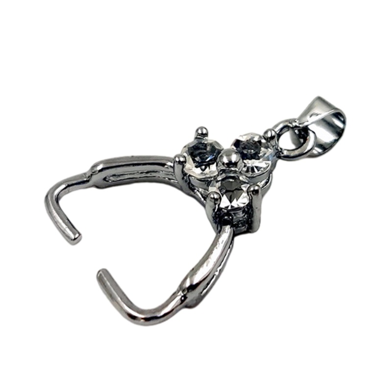 Kẹp Hạt Tròn Bằng Đồng Thau Làm Trang Sức