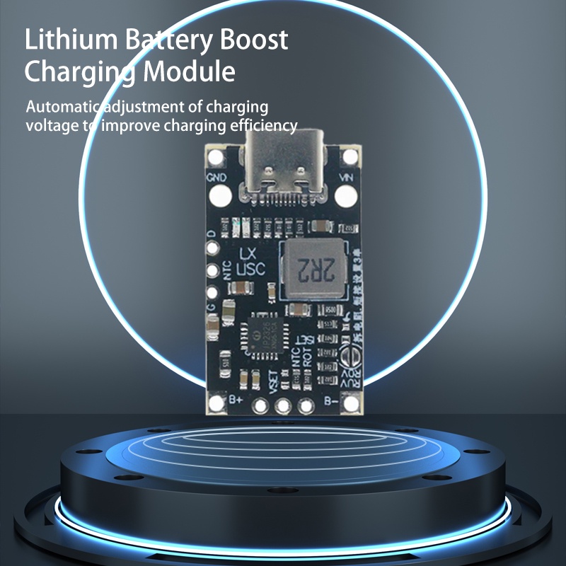 Type-c usb 2-3s bms 15w 8.4v 12.6v 1.5a mô đun tăng cường sạc pin lithium với hỗ trợ cân bằng sạc nhanh với chỉ báo - YKD