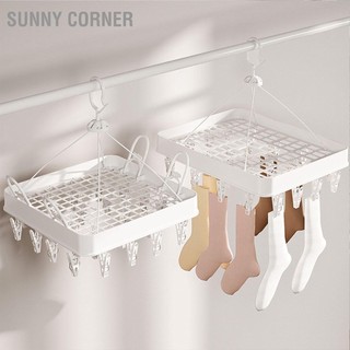 Sunny corner có thể gập lại kẹp móc treo giá phơi đa năng tất để sấy khăn quần lót áo cho bé