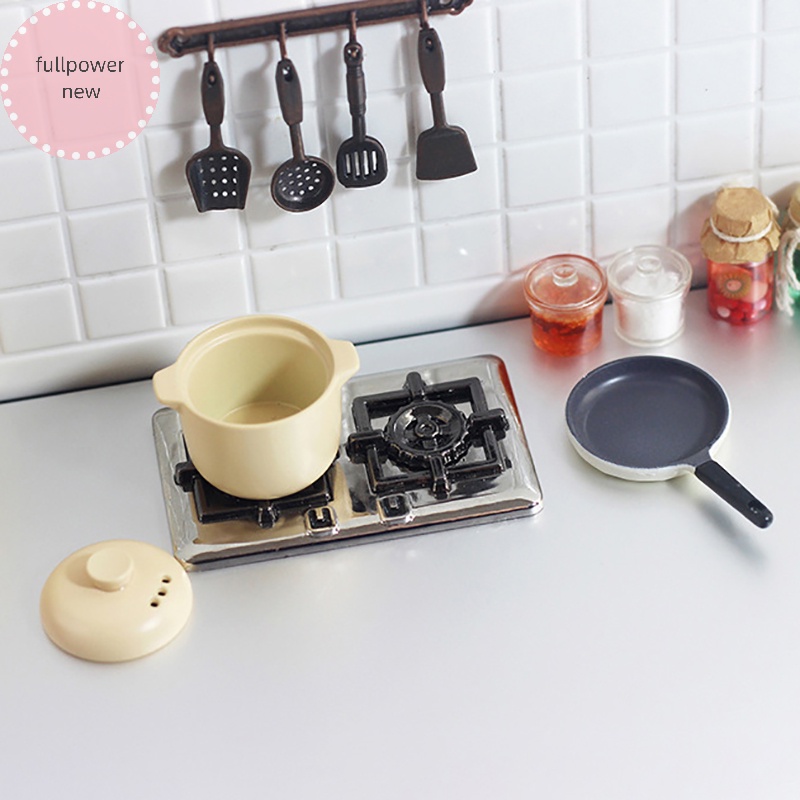 WOADA1 Bếp gas Đồ Chơi mini Trang Trí Nhà Búp Bê vn