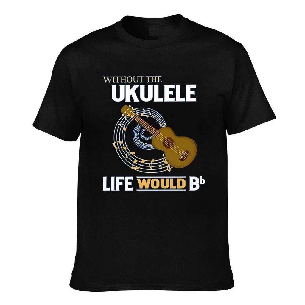 Không có đàn Ukulele Life sẽ Bb Áo thun mùa hè thời trang