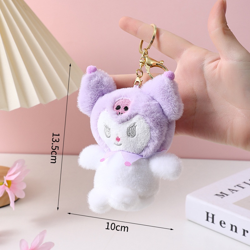 Hoạt Hình Móc Khóa Hình Quỷ Nhồi Bông Đáng Yêu