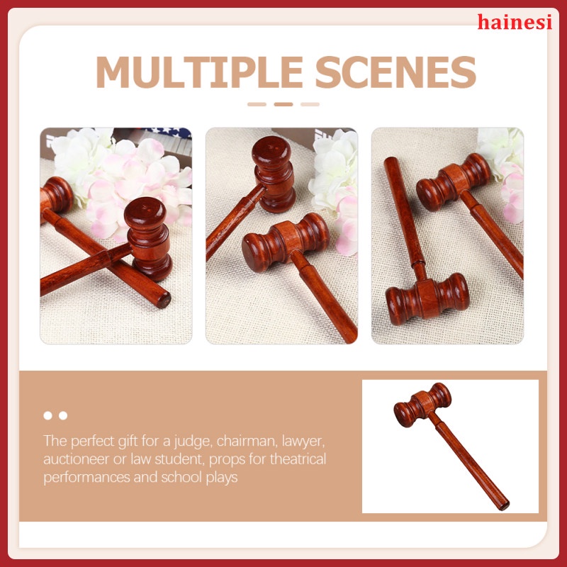 Judge Búa Gỗ mini Đồ Chơi Hóa Trang Thẩm Phán Cho Bé hainesi