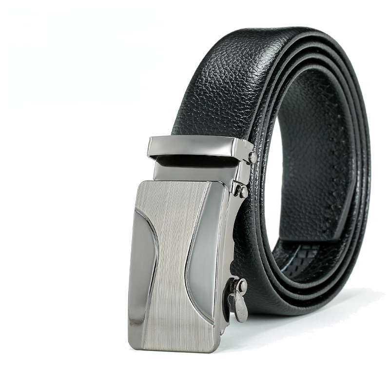 Thắt Lưng Da pu Khóa Kim Loại 3.5cm Thời Trang Cao Cấp Cho Nam