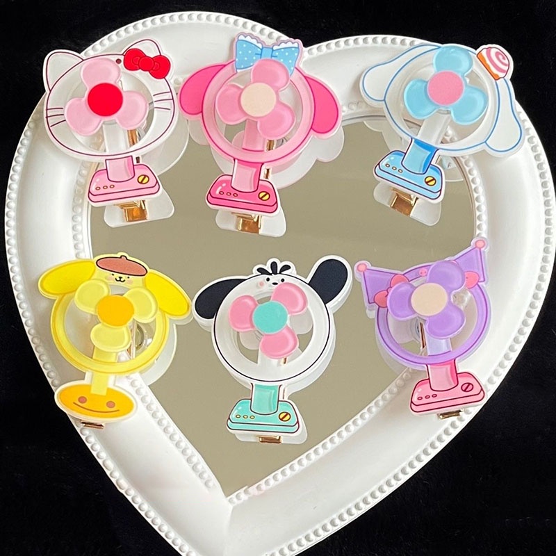 Dễ Thương Kẹp Tóc Hình Cối Xay Gió sanrio Đáng Yêu Cho Bé