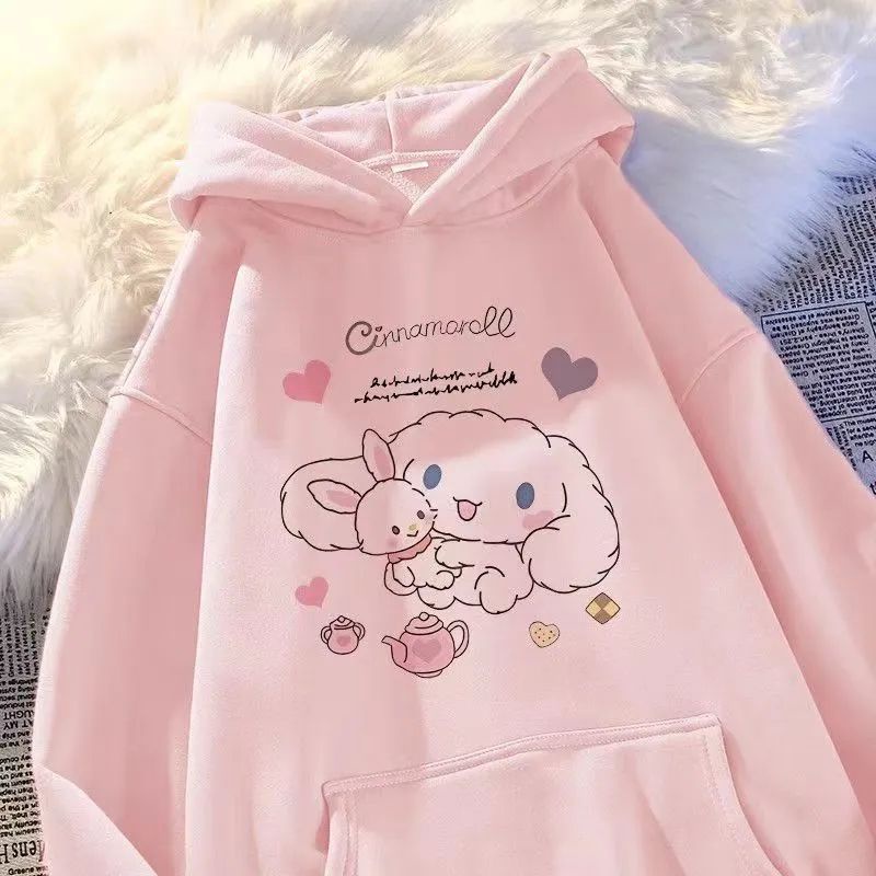 Áo Hoodie In Hoạt Hình sanrio cinnamoroll Thời Trang Thu Đông Dành Cho Trẻ