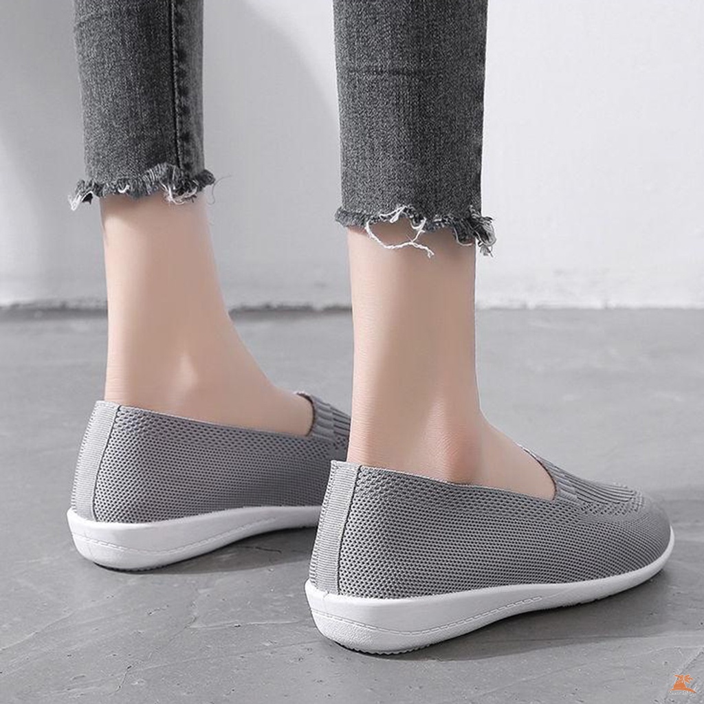 Giày Lười Đế Mềm Thoáng Khí Thời Trang Cho Nữ