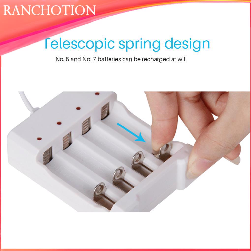 Đế Sạc Pin Nhanh usb 4 Ngăn 1 2v Thông Dụng