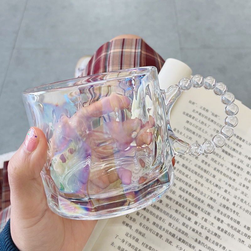 Kính Ly Thủy Tinh Uống Bia / Cà Phê Có Tay Cầm Dung Tích 280ml