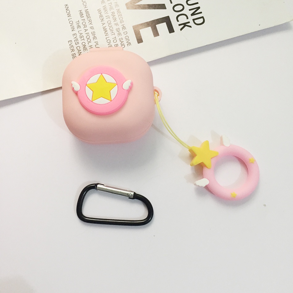 Dễ Thương Vỏ Bảo Vệ Hộp Sạc Tai Nghe samsung galaxy buds2 pro / buds live / buds pro Bằng Silicon Họa Tiết Hoạt Hình Vui Nhộn