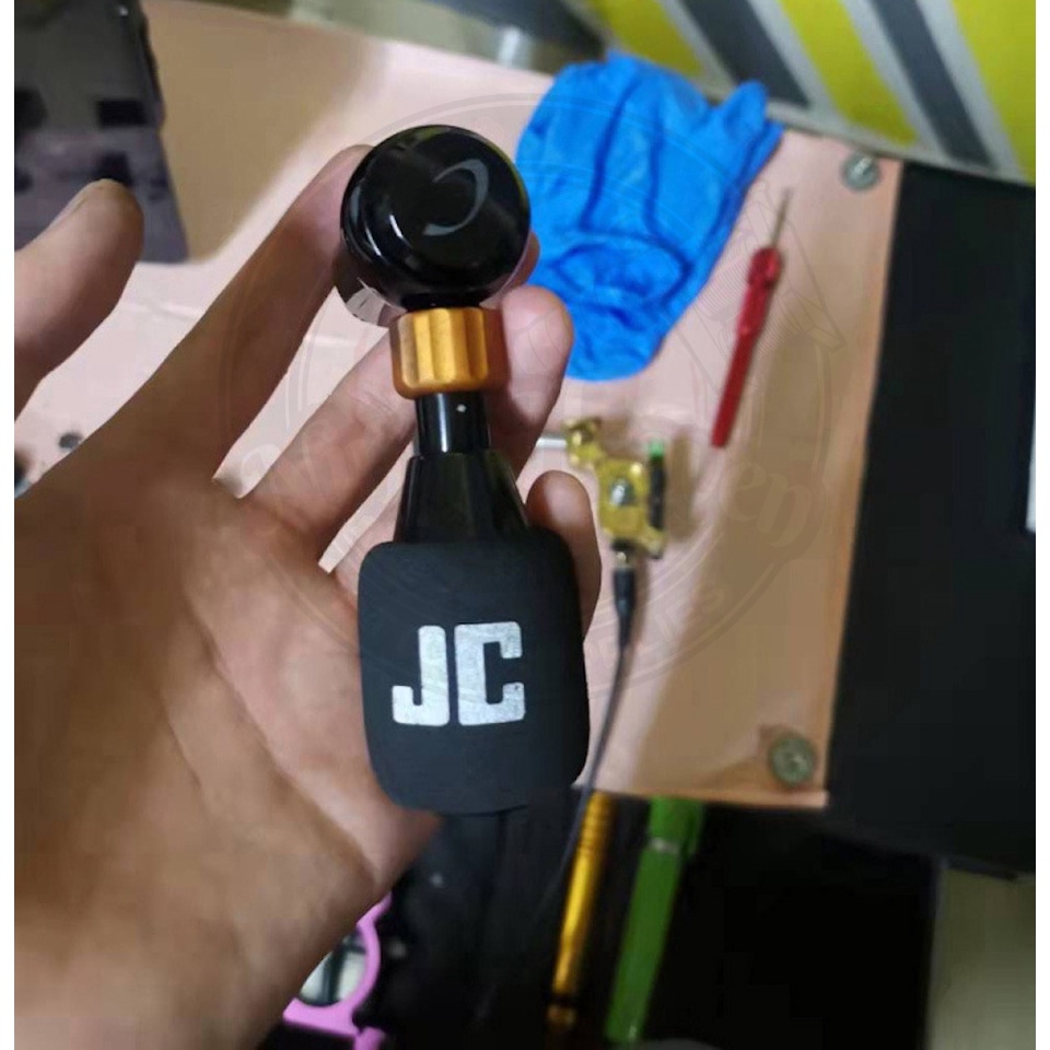 1 Vỏ Bọc Tay Cầm Máy Xăm Hình Bằng Mút Ghi Nhớ Thoải Mái Màu Đen 22-25mm