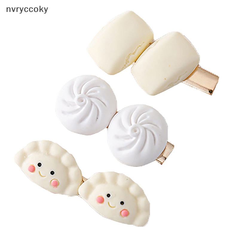 Kẹp Tóc bb Hình Bánh Bao Hấp Nhỏ Nhắn Dễ Thương Phong Cách Hàn Quốc Cho Nữ vn