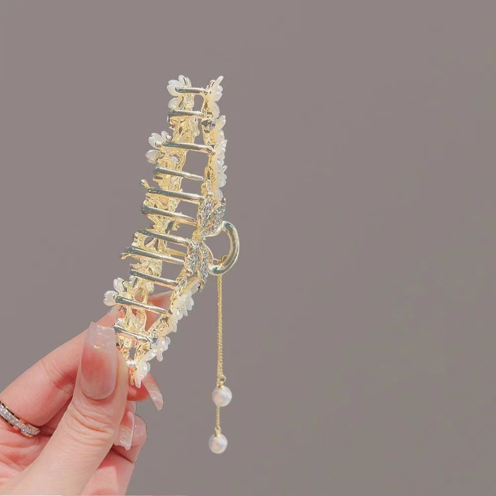 Kẹp Tóc Tua Rua Hình Cá Mập / Bông Hoa / Cá Mập Khoét Rỗng Cao Cấp 20