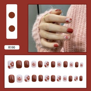 Bộ 24 Móng Tay Giả Màu gradient Thời Trang