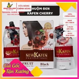 Thuốc nhuộm đen New Kafen cao cấp không dính da đầu 500ML