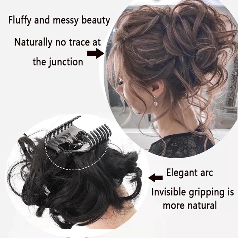 Tóc Giả Dài Xoăn Tự Nhiên Có Kẹp Dành Cho Nữ