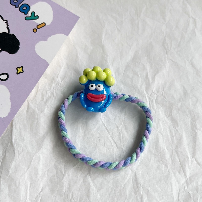 Dây Cột Tóc Nhiều Màu Họa Tiết Hoạt Hình Dễ Thương Cho Nữ