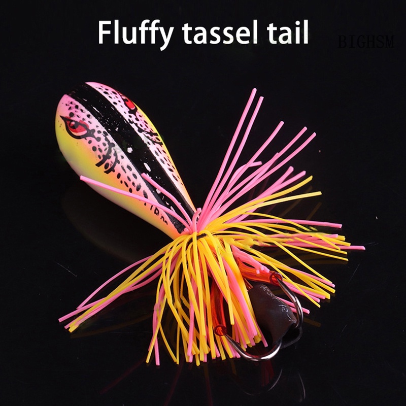 Bighsm Mồi Câu Cá Giả Hình Ếch 5.5cm Bằng Nhựa abs Cứng Đính Kim Sa Lấp Lánh skk