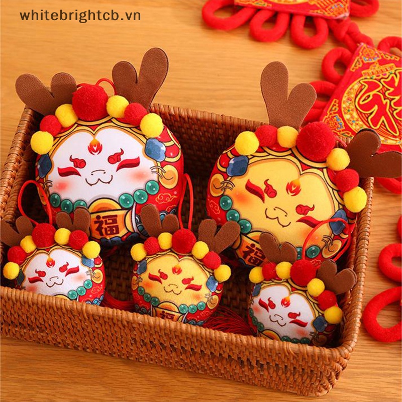 Đồ chơi nhồi bông Hình Con Rồng Dễ Thương Trang Trí Năm Mới 2024