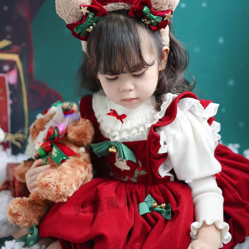 Đầm lolita Thời Trang Thu Đông Xinh Xắn Dành Cho Bé Gái