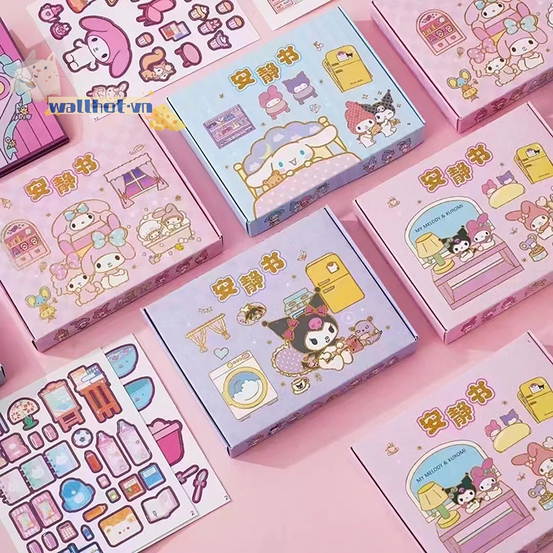Wallhot > Sách Hoạt Động Nhà Búp Bê kuromi cinnamoroll Dễ Thương mymelody Làm Quà Tặng Ngày Của Trẻ Em