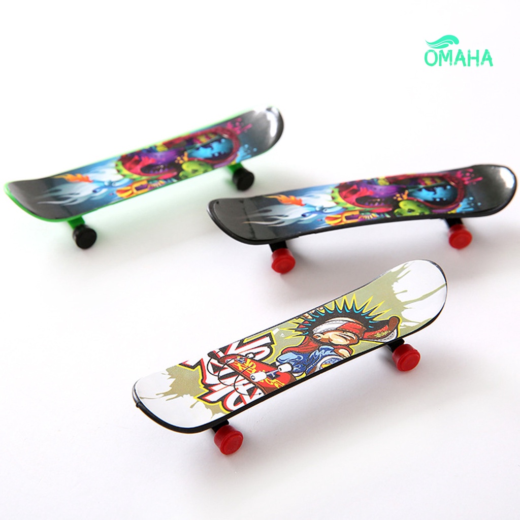 Ván Trượt Ngón Tay Bằng Nhựa In Họa Tiết Hoạt Hình Vui Nhộn Giảm Căng Thẳng