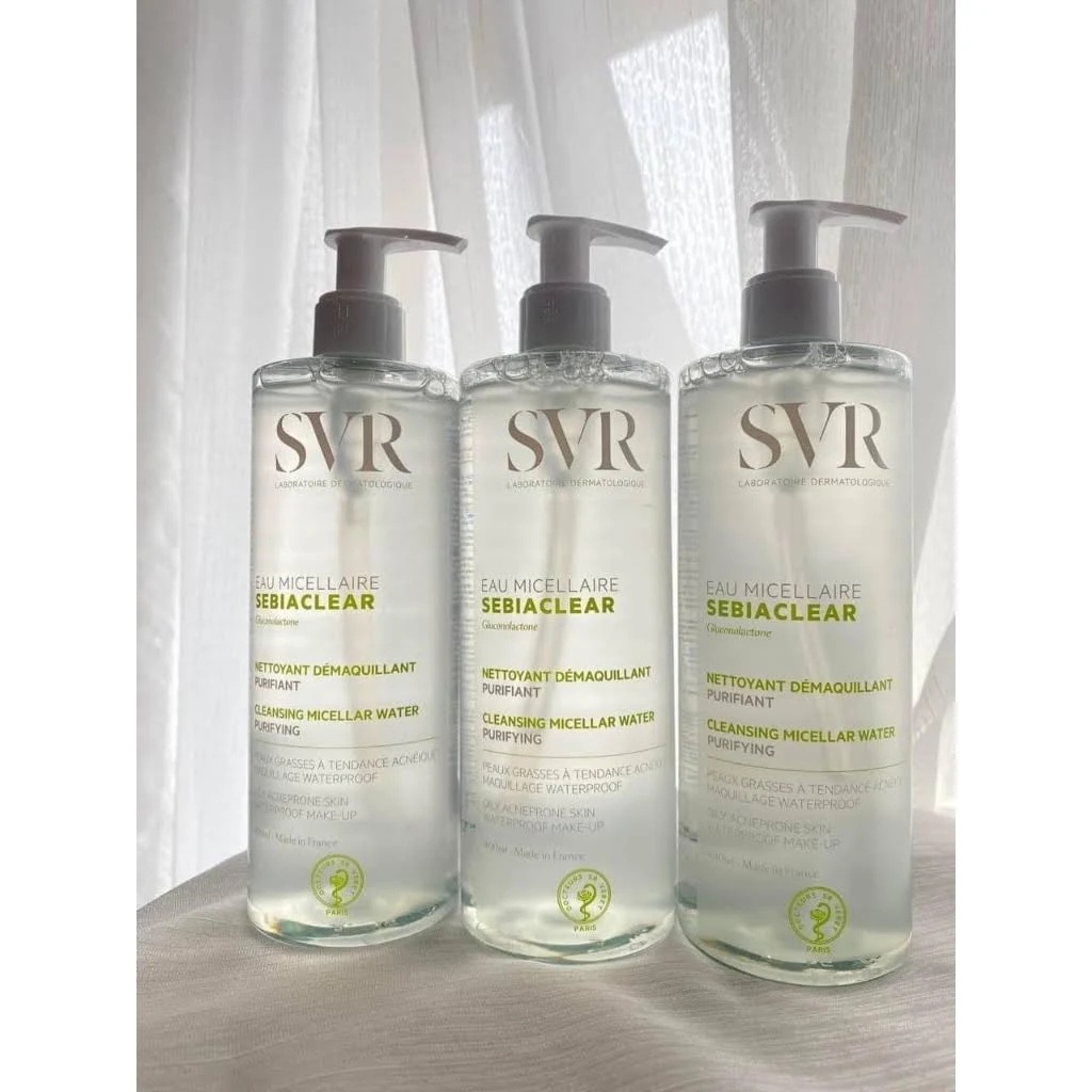 Nước Tẩy Trang SVR Sebiaclear Eau Micellaire 400ml Giúp Loại Bỏ Dầu Cho Da - Chính Hãng
