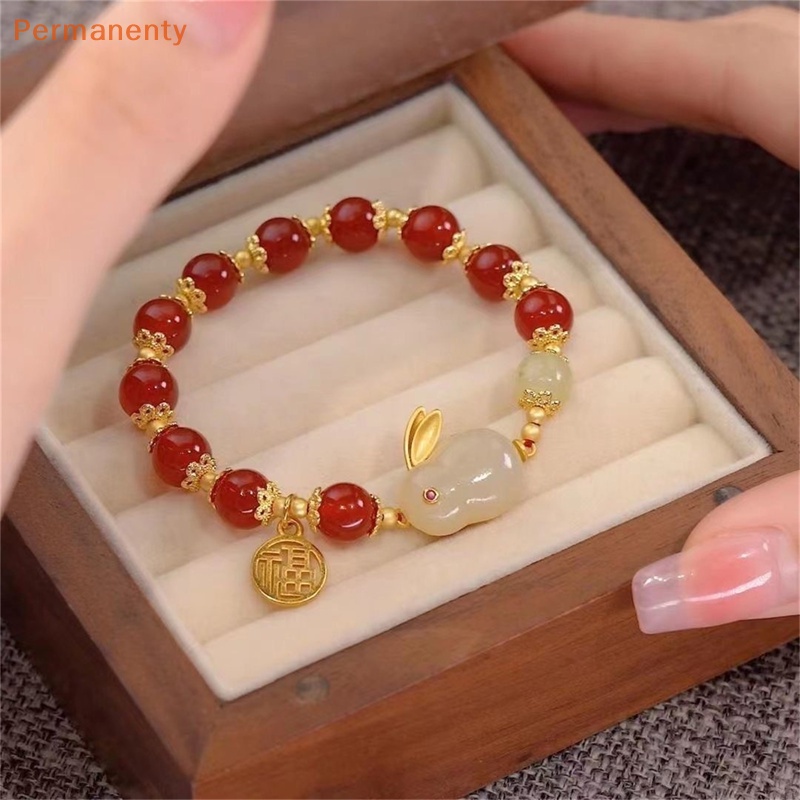 Vòng Tay Chuỗi Hạt Đá Tự Nhiên May Mắn Thời Trang Cho Cặp Đôi