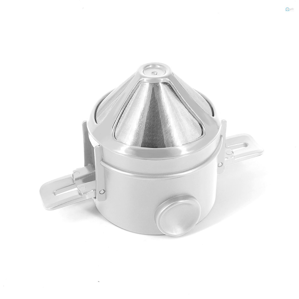 Máy Pha Cà Phê / Trà / Cà Phê Cầm Tay Có Thể Gập Lại Kèm Giá Đỡ Lọc Bằng Thép Không Gỉ