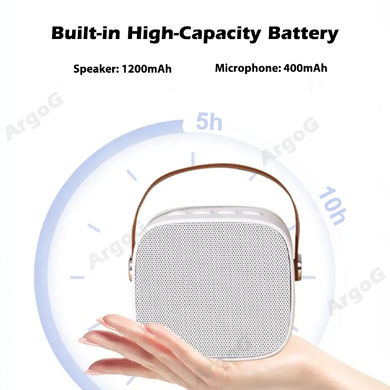 Loa bluetooth Không Dây mini Di Động Kèm Micro Dùng Để Hát karaoke Thích Hợp Làm Quà Giáng Sinh