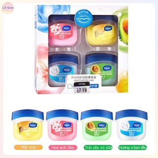Bộ 4 son dưỡng môi dưỡng ẩm chăm sóc môi Vaseline 7g*4 -L.H Store
