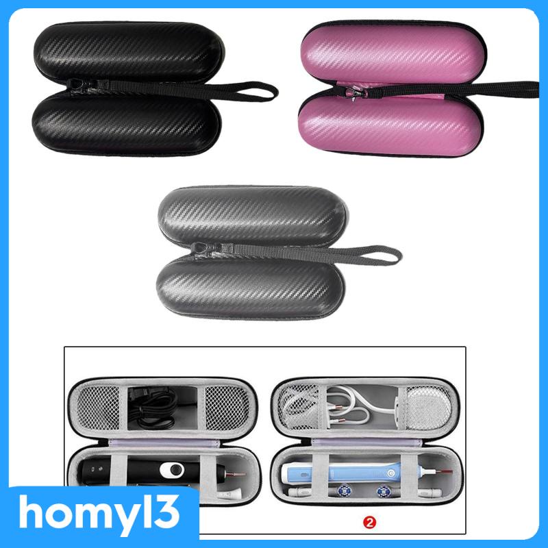 Hộp Đựng Bàn Chải Đánh Răng Điện Kèm Lưới Tiện Dụng Mang Theo Du Lịch