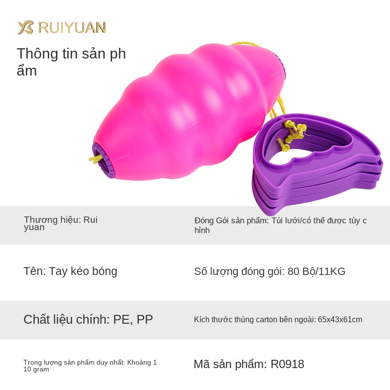 Rally ball Đồ Chơi Bóng Kéo Tay Luyện Tập Thể Thao Ngoài Trời Hai Người Tương Tác Cho Trẻ Em Và Cha Mẹ