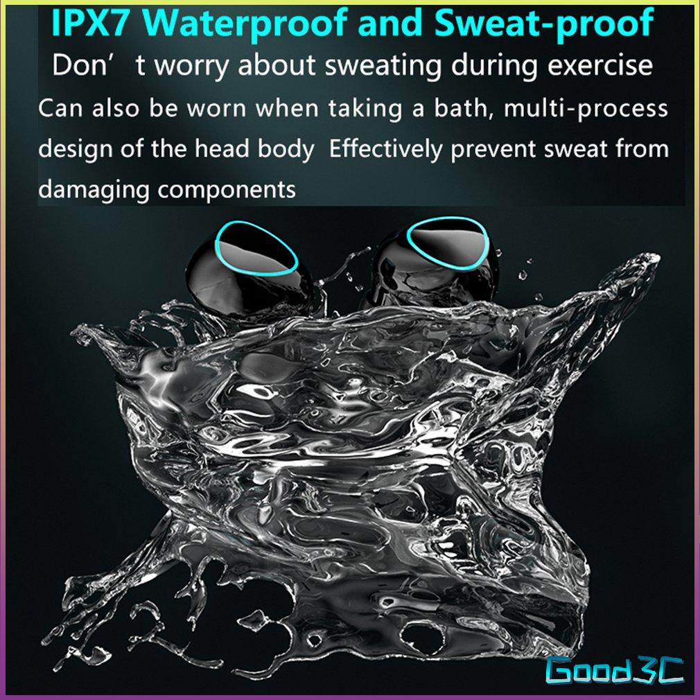 M22 LED Digital Display Earphones Two-person Wireless Couple Earphone