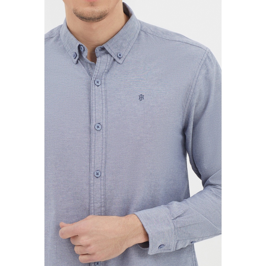 Áo sơ mi nam tay dài button down , thời thượng, lịch lãm, chỉn chu John Henry - WS21SS58P-LC