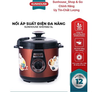 Nồi áp suất điện đa năng SUNHOUSE SHD1562 Cafe_Hàng chính hãng