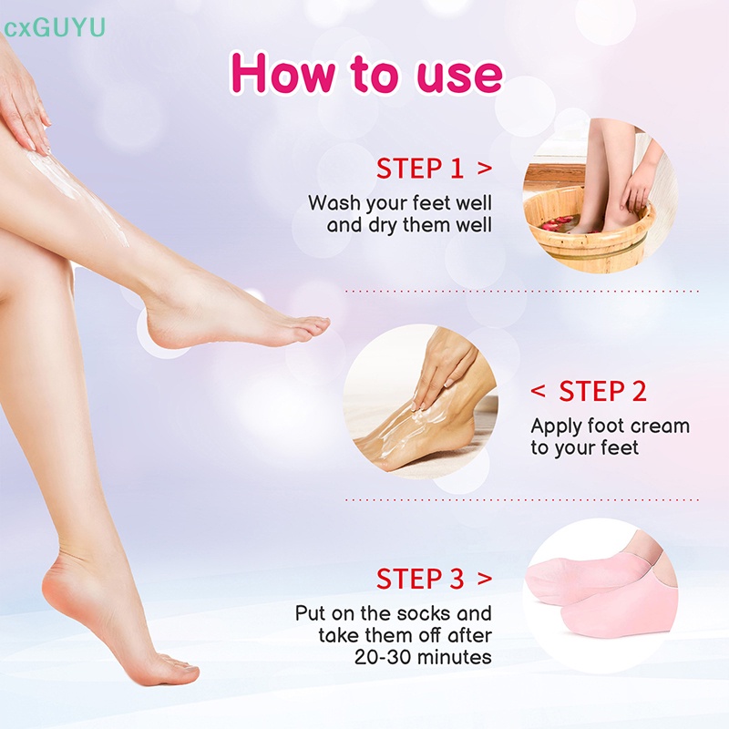 1 Cặp gel silicone Tẩy Tế Bào Chết Dưỡng Ẩm Tái Tạo Da Chân